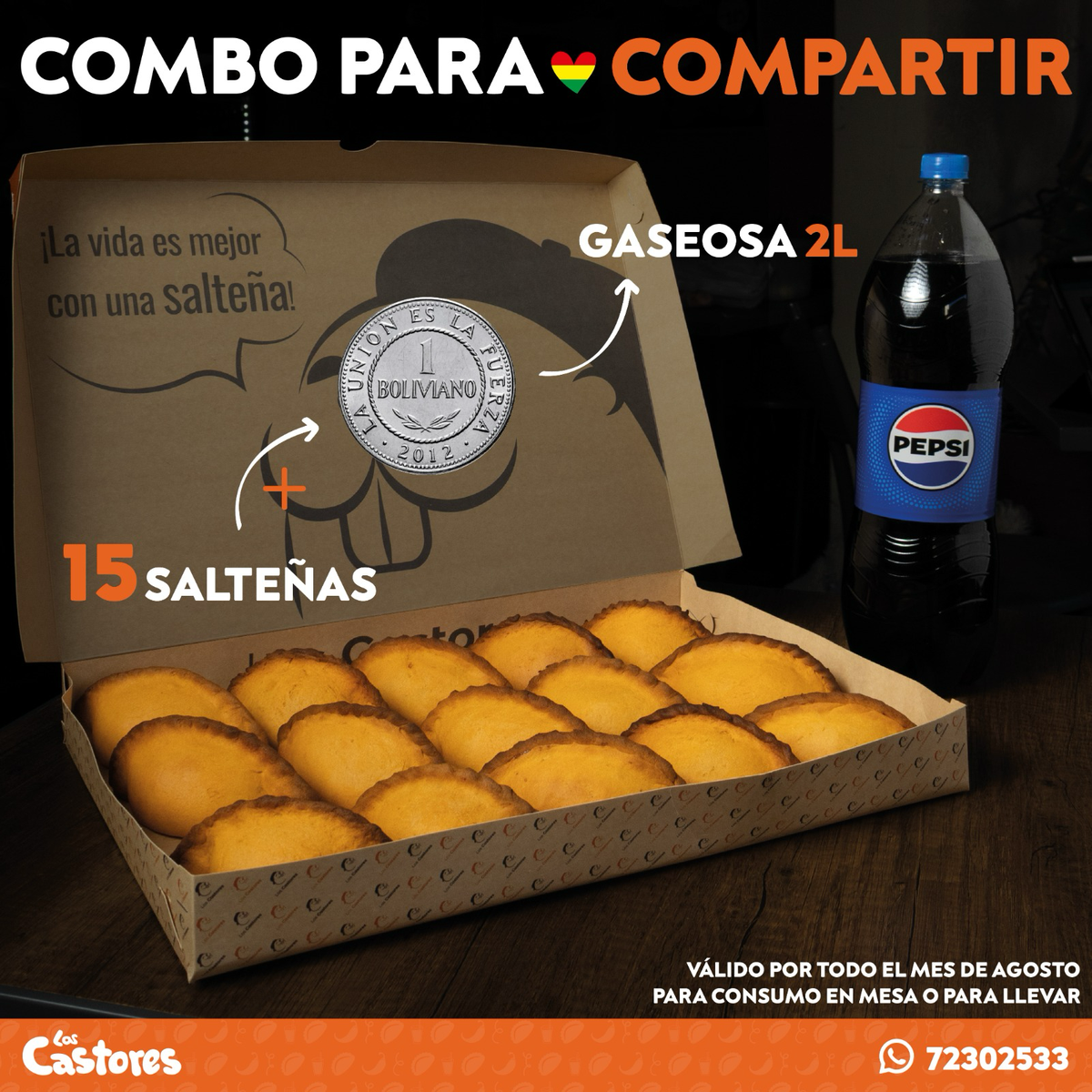 Combo para compartir